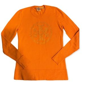 Tory Burch Women’s Orange Sweater.